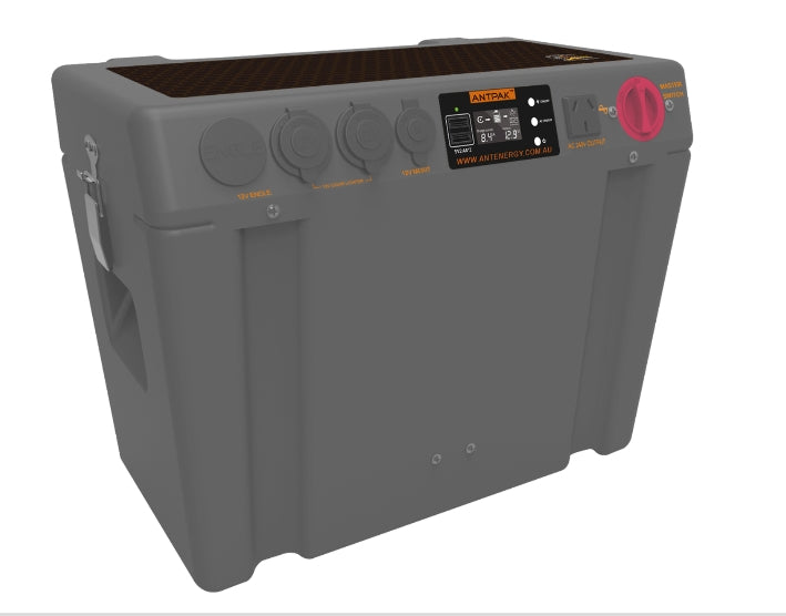 ANTPAK BP-800 Portable Lithium BATTERY BOX 800W INVERTER DC DC CHARGER SOLAR