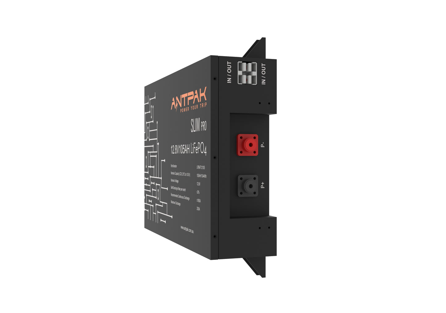 12.8V 105AH LiFePO4 Lithium Battery