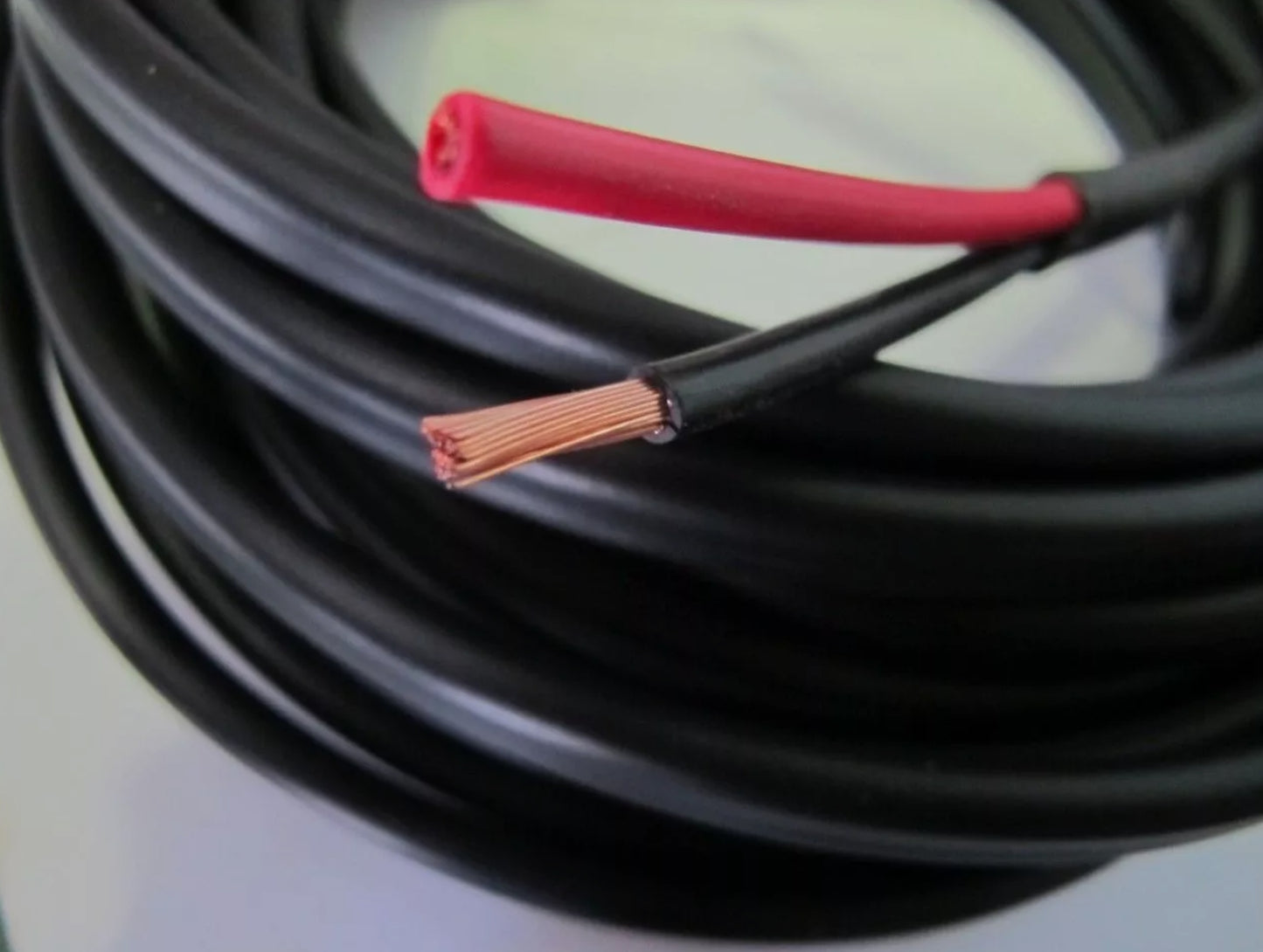 100m 6mm² Twin-Core Automotive Battery Cable – V90 PVC Insulated, RoHS & Australian Compliant (Black Sheath)