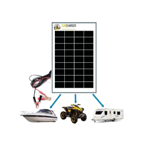20W 12V MONO SOLAR PANEL REGULATOR TRICKLE BATTERY CHARGER RV AGM Complete Kit