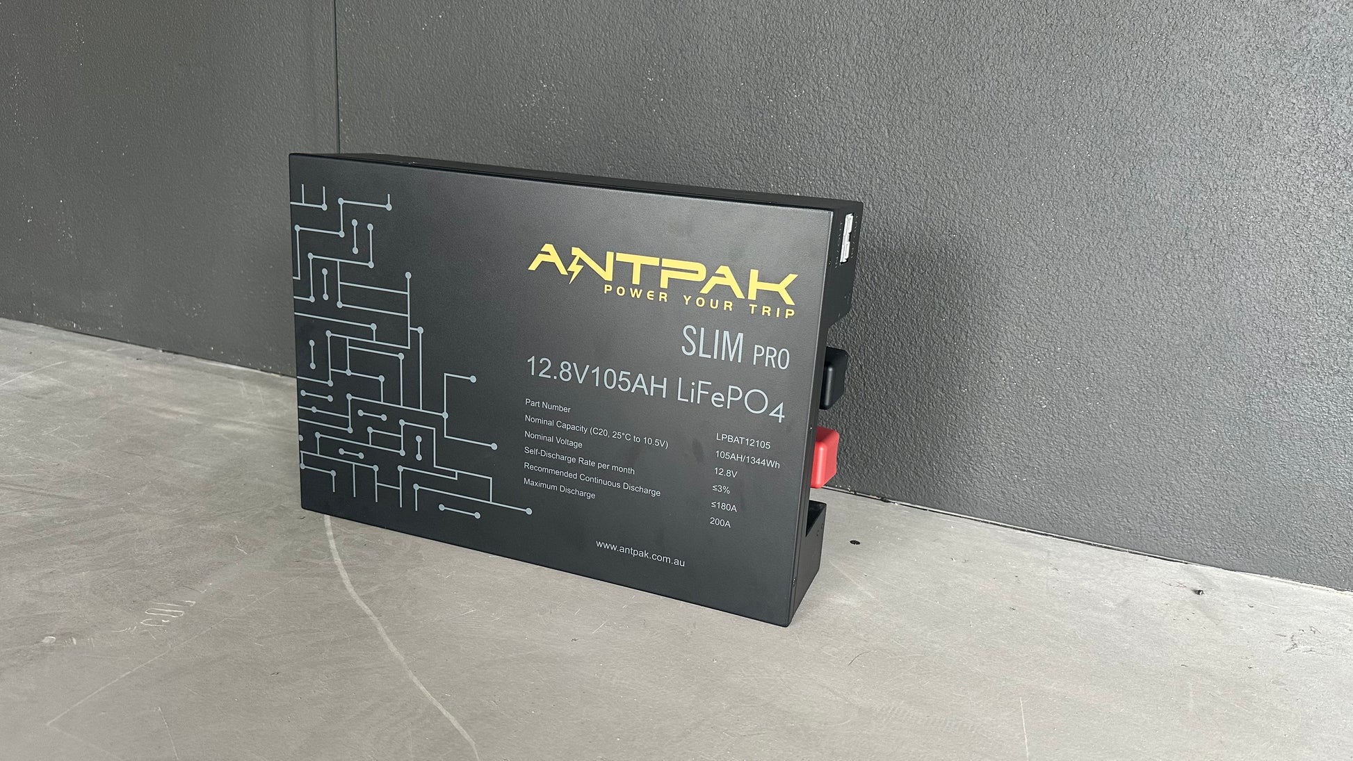 12.8V 105Ah LiFePO4 Lithium Battery