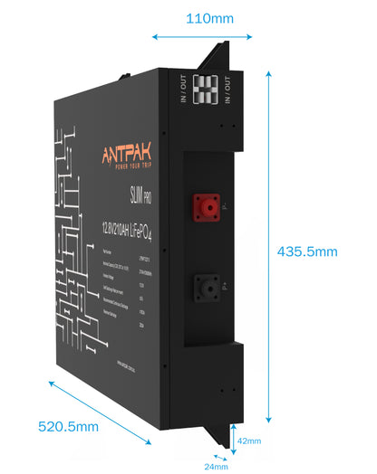12.8V 210Ah Lithium Battery Dimension