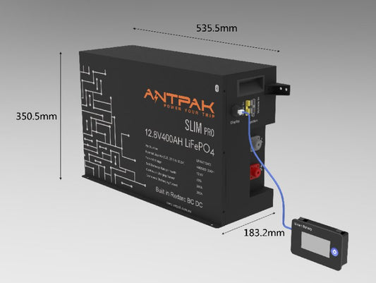 12.8V 400Ah Lithium Battery Dimension