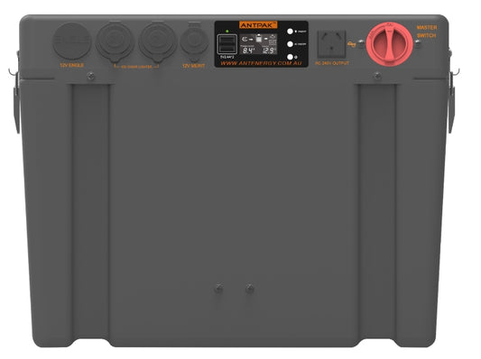 ANTPAK BP-800 Portable Lithium BATTERY BOX 800W INVERTER DC DC CHARGER SOLAR