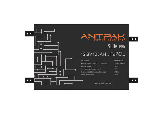 12.8V 105AH LiFePO4 Lithium Battery