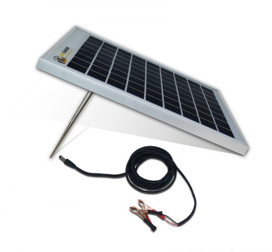 20W 12V MONO SOLAR PANEL REGULATOR TRICKLE BATTERY CHARGER RV AGM Complete Kit