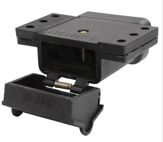 50A Connector Cover with LED Indicator & Locking Device | UV Protected