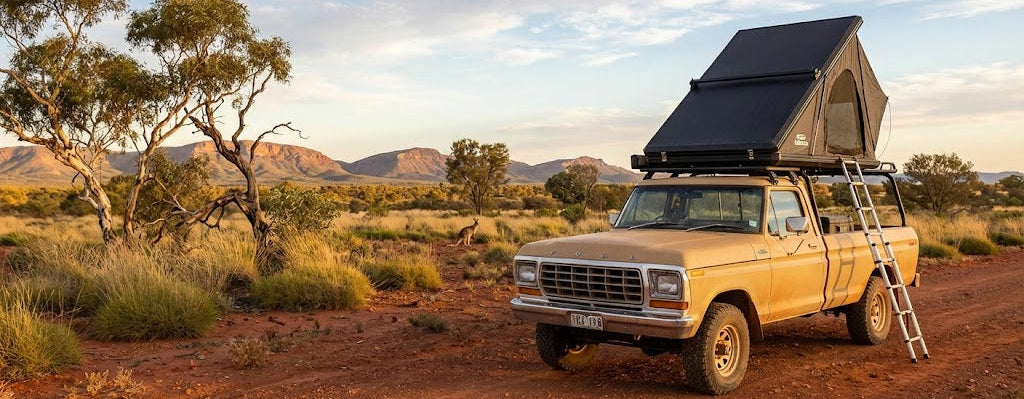 Nomad Camper NM-RT007 Roof Top Tent | 17cm Low Profile | Aluminium Hard Shell