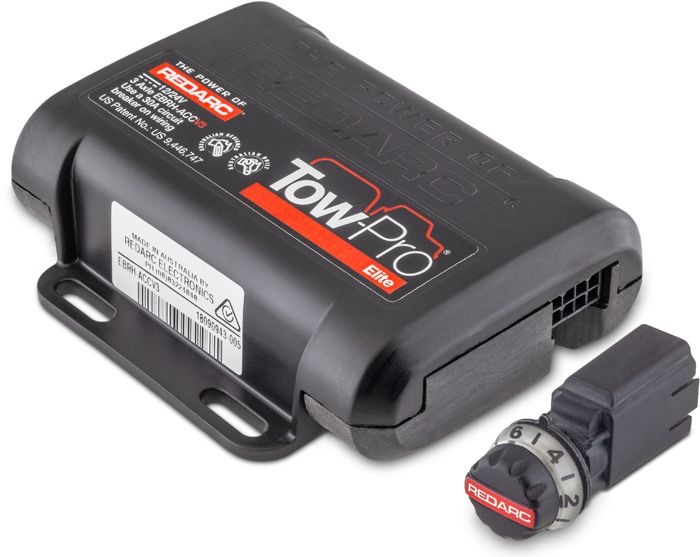 Redarc TowPro electronic device with control knob on a white background