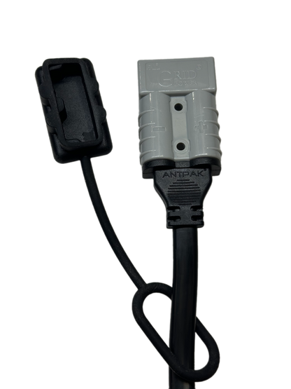 10m 6mm² Twin-Core 50A Anderson Plug Extension Lead with Dust Covers – Heavy-Duty Red/Black Power Cable
